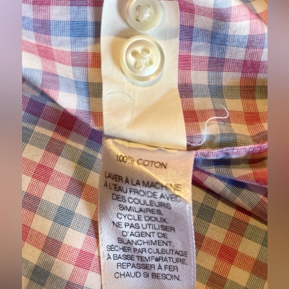 Vineyard Vines Classic Fit Murray Pink & Blue Button Down Shirt Medium - Picture 5 of 5